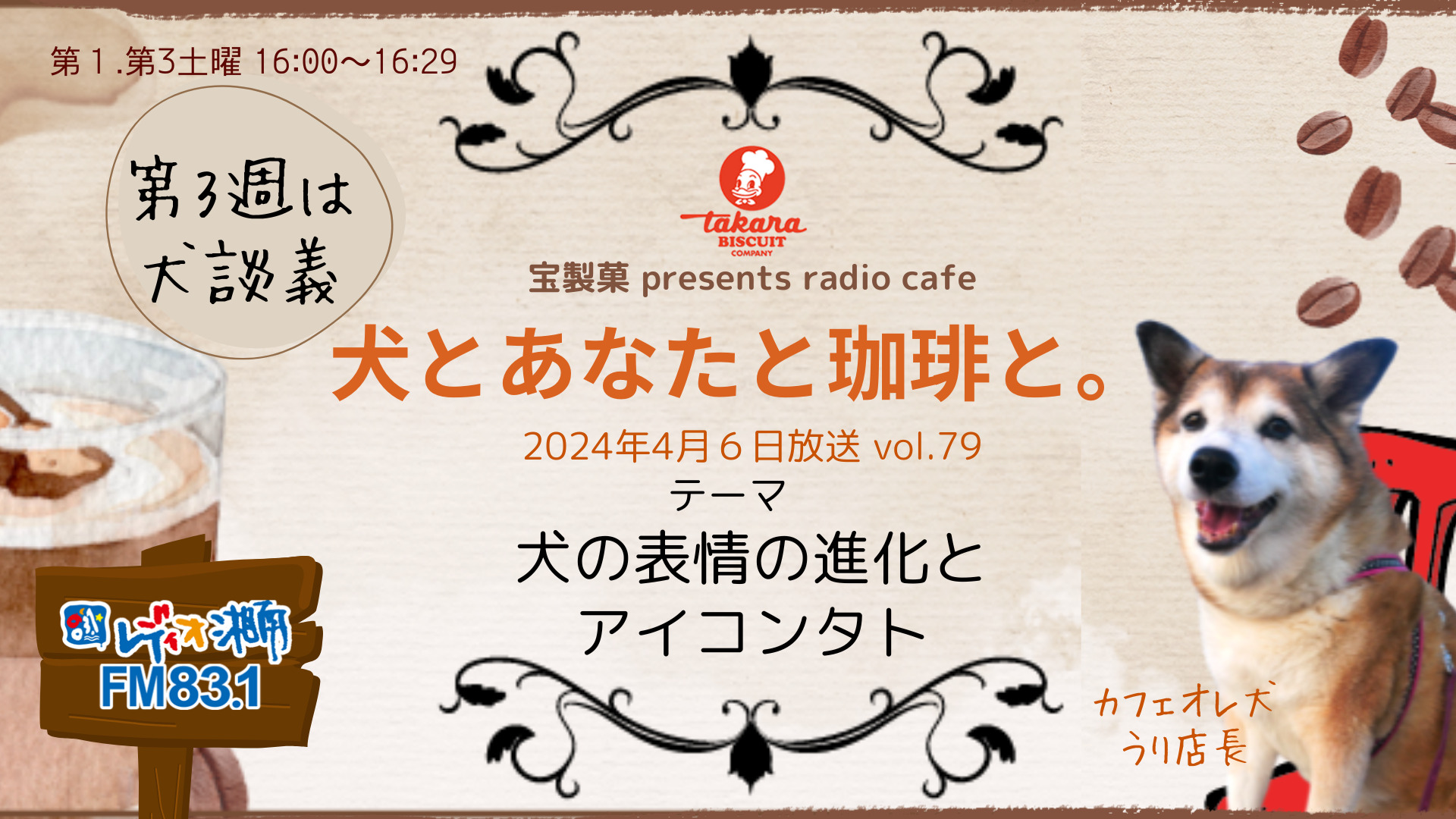犬とあなたと珈琲と。Vol.79 犬の表情の進化 | 犬と人の行動